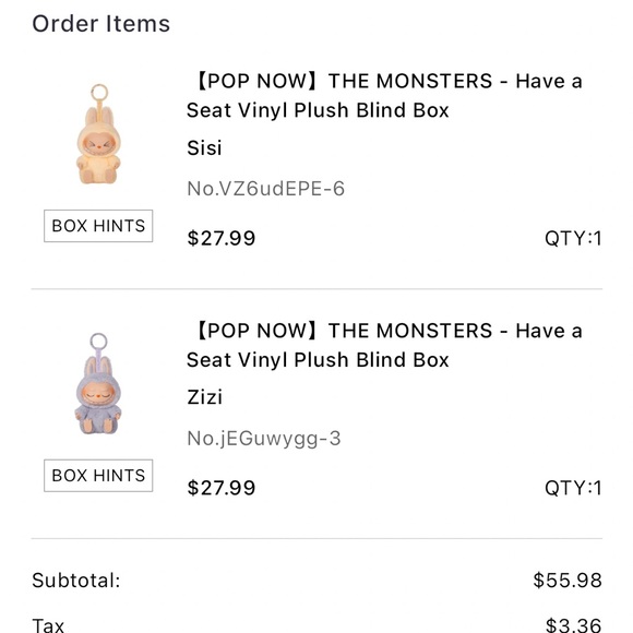 Have A Seat Vinyl Plush Blind Box - SiSi - Picture 9 of 9